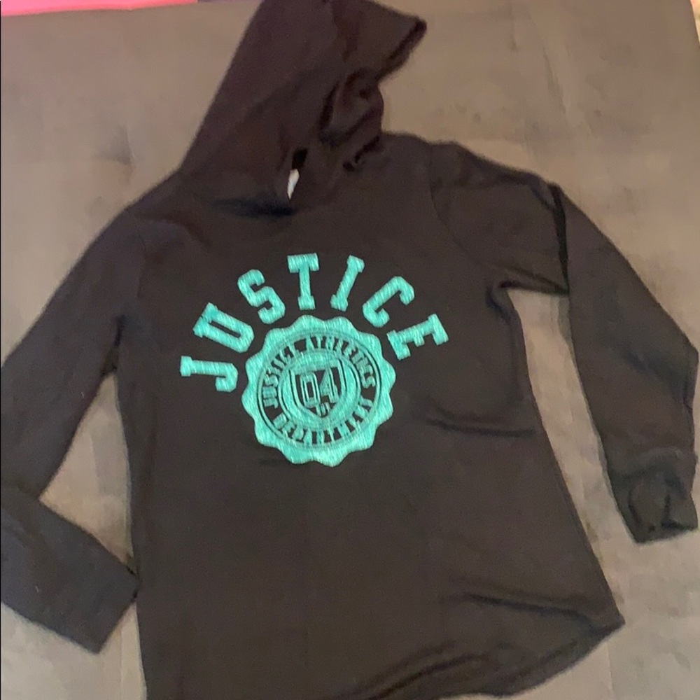 Justice Black hoodie